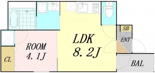 FDS吹田Ⅰ番館【2階】の間取り