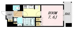 アビティ江坂【3階】の間取り