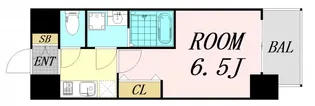 エスリードレジデンス都島シティフロント【3階】の間取り
