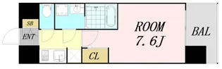 S-RESIDENCE大阪同心【8階】の間取り