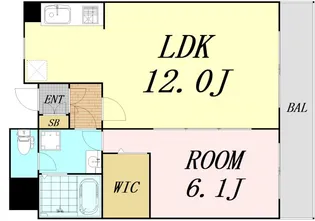 カルム緑地公園3【5階】の間取り