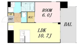プレジオ御幣島【11階】の間取り
