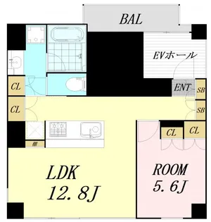 Kyobashi View Residence【3階】の間取り
