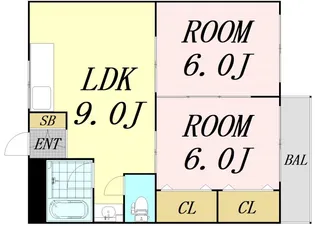 第3関根マンション【3階】の間取り