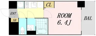 N’sマンション都島【5階】の間取り