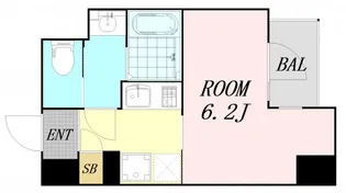 ArtizA森ノ宮D.C.【7階】の間取り