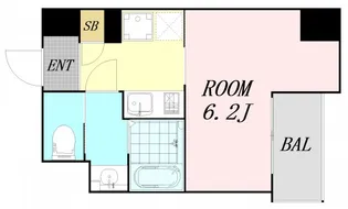 大阪府大阪市東成区中道2丁目【マンション】の間取り