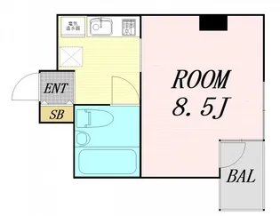 アスタラビスタ新梅田【3階】の間取り