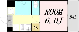 グランメール【8階】の間取り