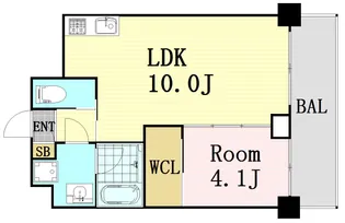 ノルデンハイム天満橋【5階】の間取り