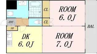 プリムローズ【5階】の間取り