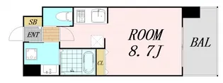 マンションはりげん【3階】の間取り