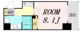 GRACE NORATH NISHITEMMA【5階】の間取り