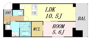 La Douceur天満【6階】の間取り