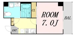 アヴェルラ都島【2階】の間取り