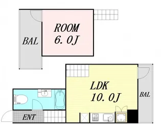 ベルニーニ南森町【1階】の間取り
