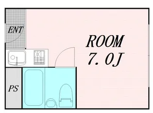 メガロコープ福島【7階】の間取り