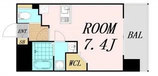 プライマル新大阪【4階】の間取り