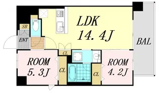 AI RITORNO【4階】の間取り