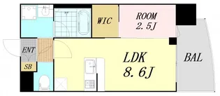 セレニテ中崎町リアン【5階】の間取り