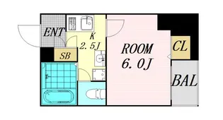 グランパシフィック十三【3階】の間取り