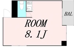 グランビルド渡辺【6階】の間取り