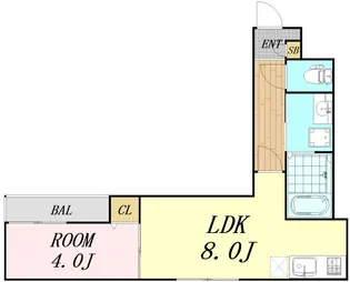 大阪府吹田市泉町5丁目【アパート】の間取り