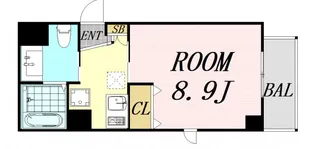 エテルノヨシダ【7階】の間取り