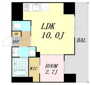 アドバンス江坂ラシュレ【8階】の間取り