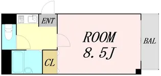 セントラル淀川【2階】の間取り
