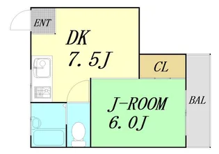 日精マンション【3階】の間取り