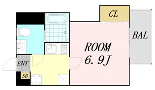 FRENCIA NOIE 東三国【10階】の間取り