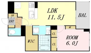 ラ・ルミエール【5階】の間取り