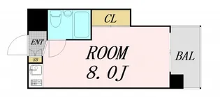 シティメゾン天満【6階】の間取り