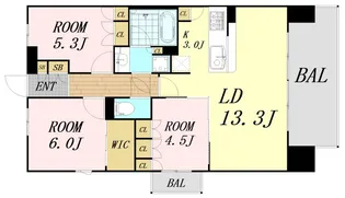 アーバンドルフ天満【2階】の間取り