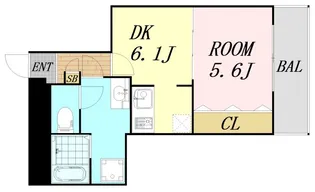 アイビス新梅田【3階】の間取り