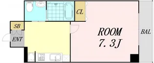 セイワパレス堂島シティ【7階】の間取り
