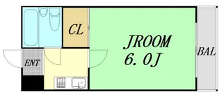 シロハイヌ新大阪【2階】の間取り