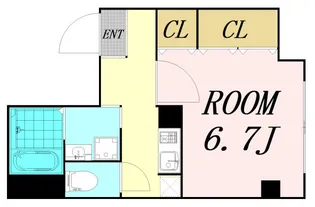 IF西梅田【1階】の間取り