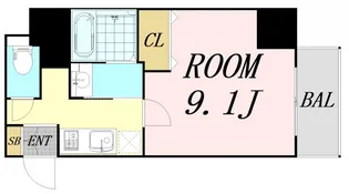 GRACE NORATH NISHITEMMA【12階】の間取り