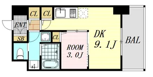 小西マンション【7階】の間取り