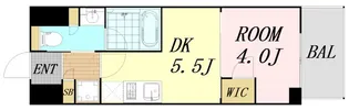 ザパークハビオ同心【10階】の間取り