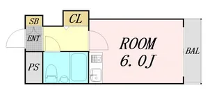シャルムメゾン都島内代【3階】の間取り