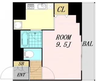 アーデン江坂【12階】の間取り