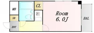 アクエルド大淀【7階】の間取り