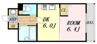 コート淡路【4階】の間取り