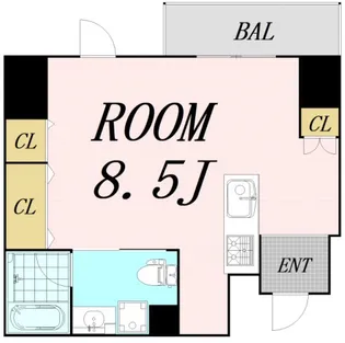 フロンティアゲート淀川【2階】の間取り