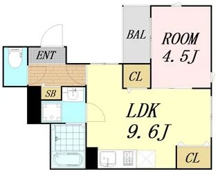 HGS KASHIMA【1階】の間取り