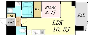 セレニテ本町東リアン【14階】の間取り