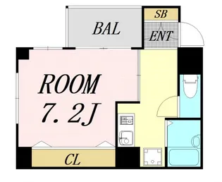 アトール西中島【9階】の間取り
